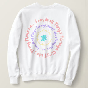 Sudadera Puedo Hacer Todas Las Cosas... Christian Hoodie