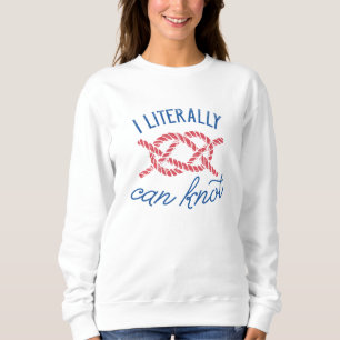Sudadera Puedo literalmente anudar