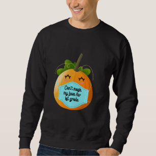 Sudadera ¿Puedo mascar mi amor por la calabaza de primer gr