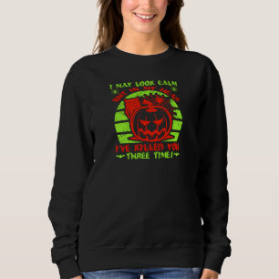 Sudadera Puedo Parecer Tranquilo Pero Halloween Araña Calab