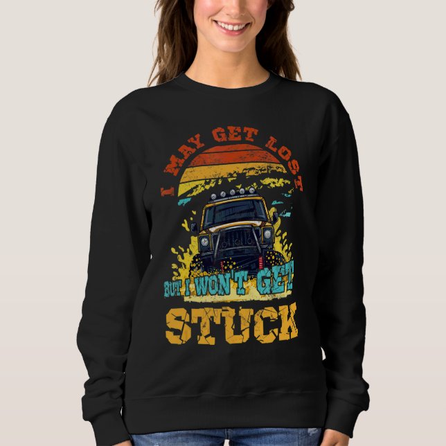 Sudadera Puedo perderme pero no me voy a quedar atrapado 4x (Anverso)