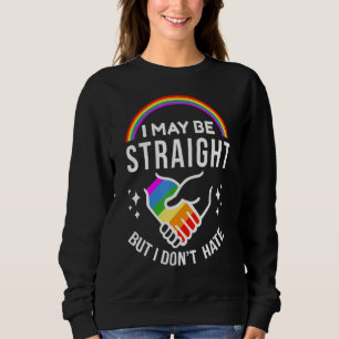 Sudadera Puedo ser franco pero no odio a Lgbt Gay Lesbia