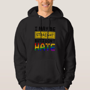 Sudadera Puedo ser franco pero no odio las lesbianas gay LG