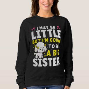 Sudadera Puedo ser pequeña pero voy a ser una hermana mayor