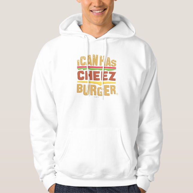 Sudadera Puedo tengo Cheezburger (Anverso)