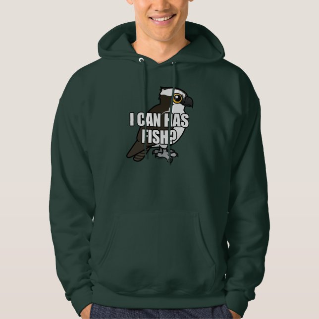 Sudadera ¿Puedo tengo pescados? (Anverso)