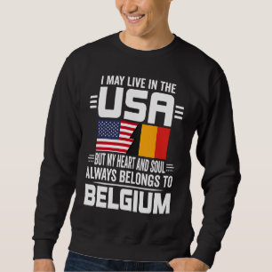 Sudadera Puedo vivir en EE. UU. pero mi corazón siempre per