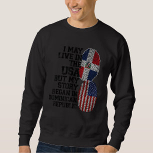 Sudadera Puedo vivir en EEUU pero la historia en República