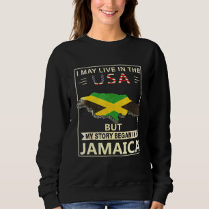 Sudadera Puedo Vivir En Eeuu Pero Mi Historia Comenzó En Ja