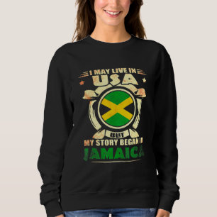Sudadera Puedo Vivir En Eeuu Pero Mi Historia Comenzó En Ja