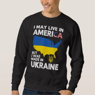 Sudadera Puedo vivir en Estados Unidos pero me hicieron en