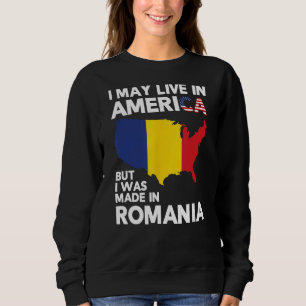 Sudadera Puedo vivir en Estados Unidos pero me hicieron en