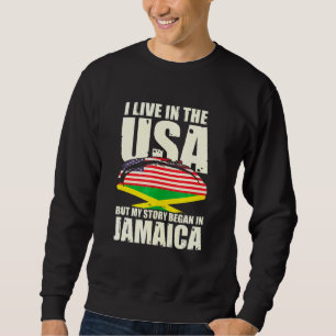Sudadera Puedo Vivir En Los Ee. Uu. Pero Mi Historia Comenz