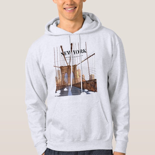 Sudadera Puente Brooklyn de Nueva York (Anverso)
