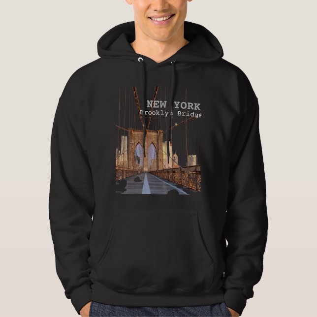 Sudadera Puente Brooklyn de Nueva York   (Anverso)