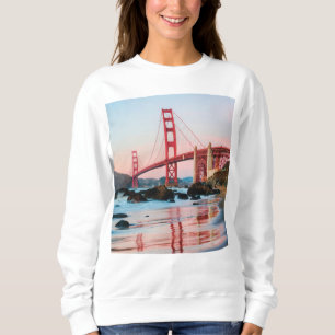 Sudadera Puente de la puerta de oro tira almohada