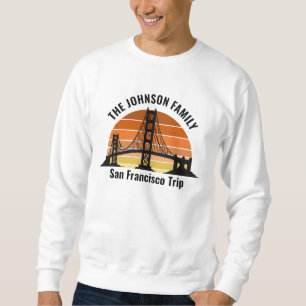 Sudadera Puente de San Francisco Atardecer Personalizado