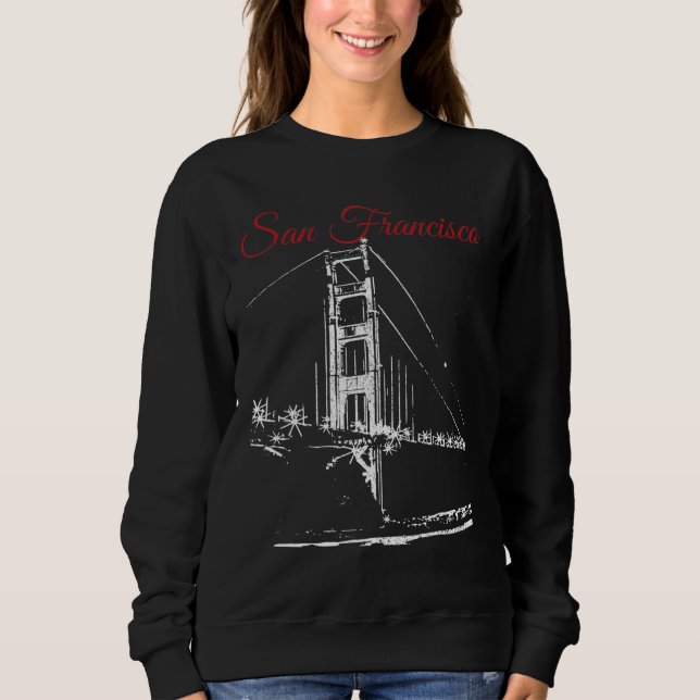Sudadera Puente Golden Gate de San Francisco California Sou (Anverso)