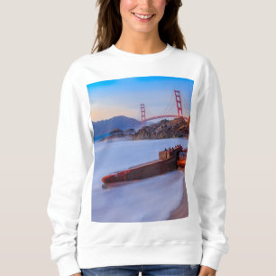 Sudadera Puente Golden Gate en San Francisco, Baker Beach