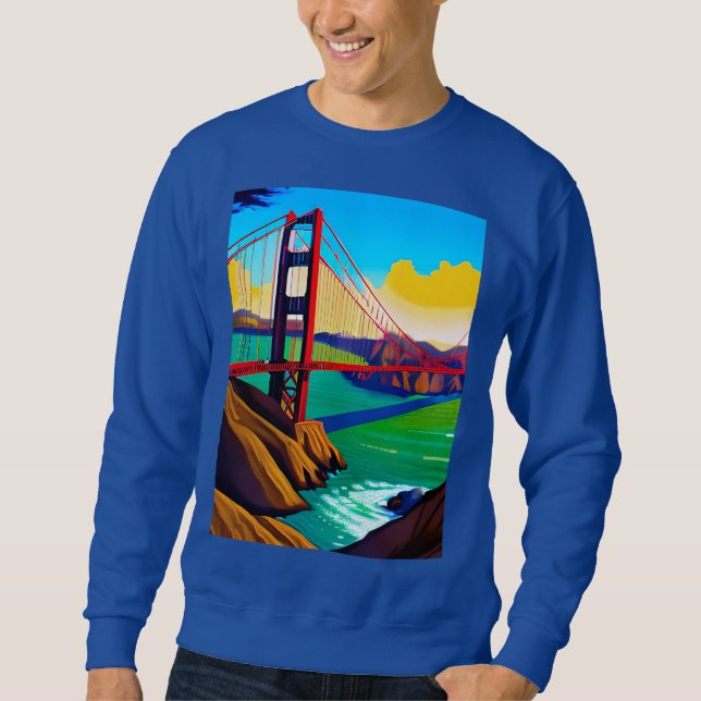 Sudadera Puente Golden Gate, San Francisco (Anverso)