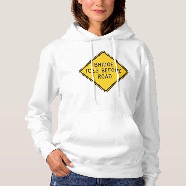 Sudadera Puente Ices Antes De La Seguridad De Invierno Del  (Anverso)