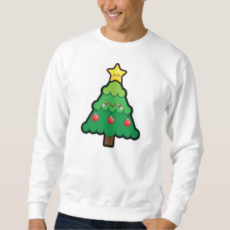 Sudadera Puente para hombre del árbol de navidad divertido