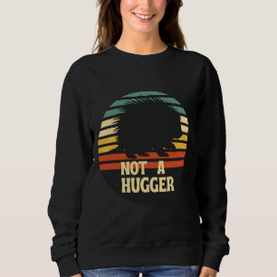 Sudadera Puercoespín Negro No Abrazador
