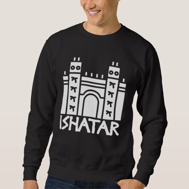 Sudadera Puerta de Ishtar Babilonia Mesopotamia Akkad Arque (Anverso)