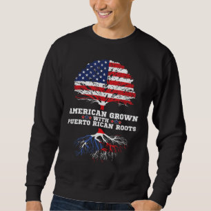 Sudadera Puerto Rico arraiga raíz estadounidense de origen 