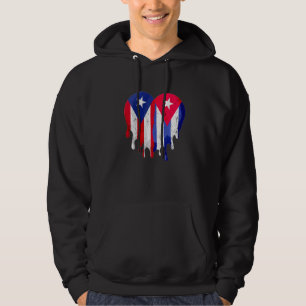 Sudadera Puerto Rico Bandera de Cuba: Ciudadano de corazón