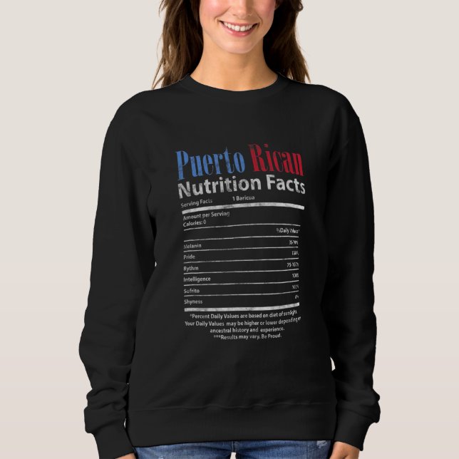 Sudadera Puerto Rico Boricua D (Anverso)