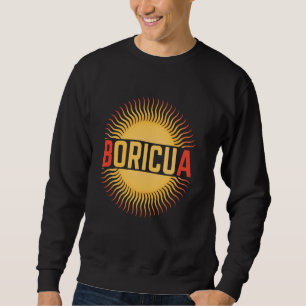 Sudadera Puerto Rico Boricua Sunset Graphic