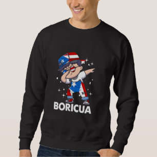 Sudadera Puerto Rico: Mes de la herencia hispánica Boricua