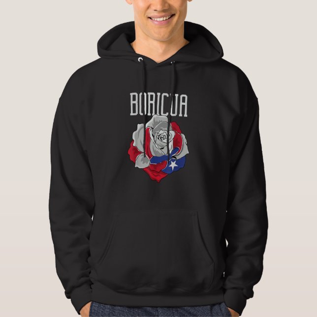 Sudadera Puerto Rico Puerto Rican Boricua (Anverso)