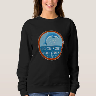 Sudadera Puerto rocoso California delfín saltarín CA vacaci