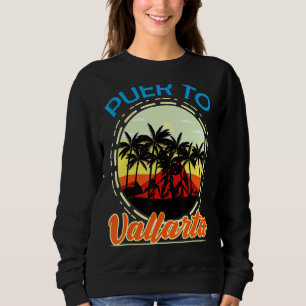 Sudadera Puerto Vallarta México Retro Mexico Resort Vacati