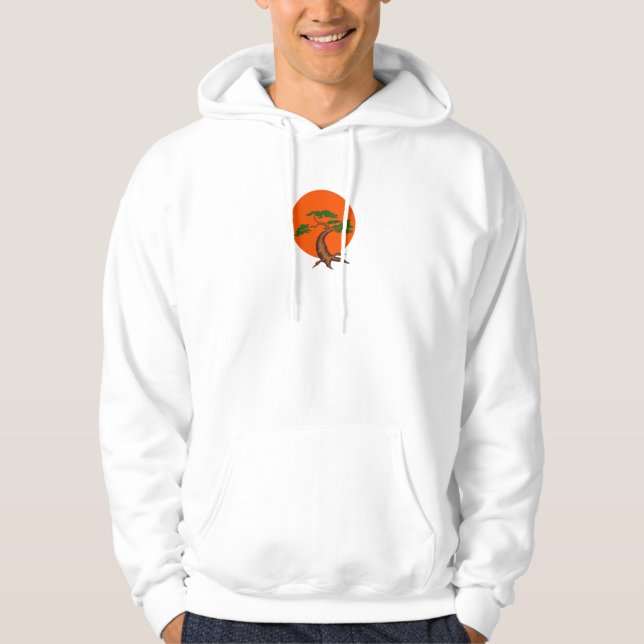 Sudadera Puesta de sol Bonsai (Anverso)