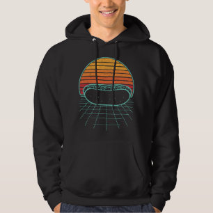 Sudadera Puesta de sol Hot Dog Retro Salchicha Frankfurter
