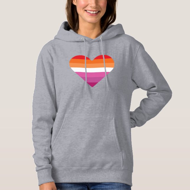 Sudadera Puesta de sol lésbica (Anverso)