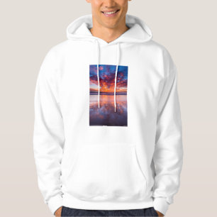Sudadera Puesta de sol roja sobre el mar, California
