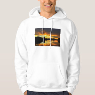 Sudadera Puesta del sol en la ciudad Londrina, el Brasil