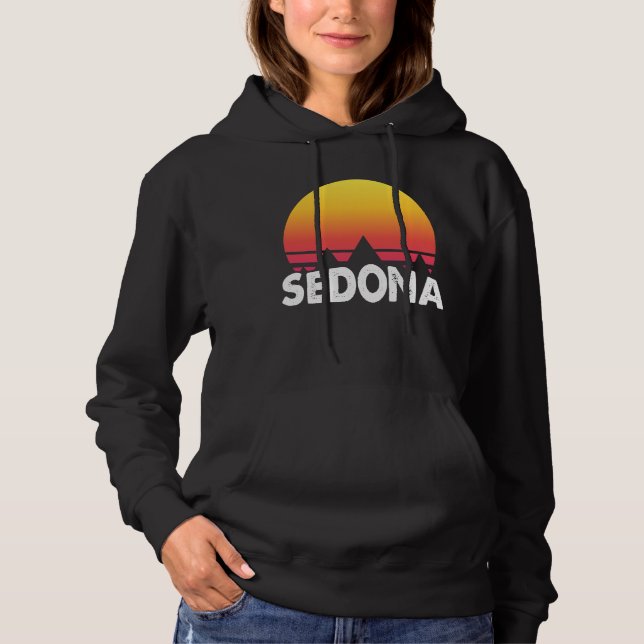 Sudadera Puesta del sol retra del desierto de Sedona (Anverso)