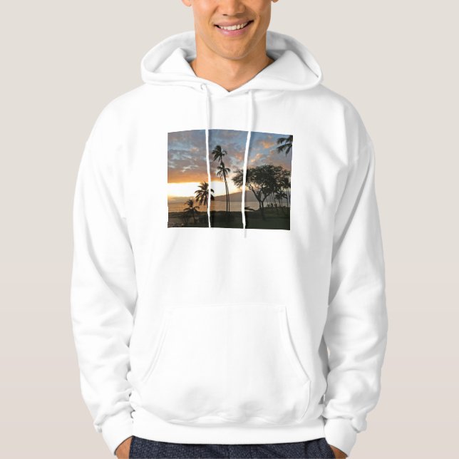 Sudadera Puesta del sol sobre la bahía de Maalaea, Maui (Anverso)