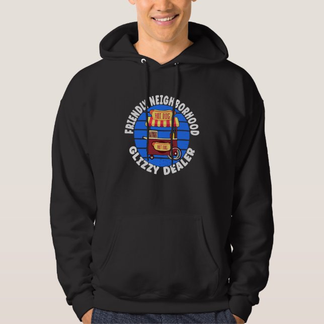 Sudadera Puesto de perritos calientes  Distribuidor de Gliz (Anverso)