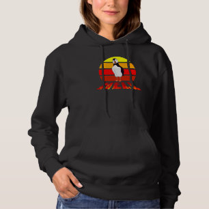 Sudadera Puffin Hell Retro Sunset Swing Animal Pun