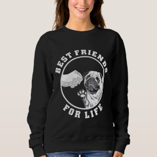 Sudadera Pug Best Friends For Life, Pug Dog Lover Gift Esse