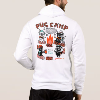Sudadera Pug Camp 2024 Zip-up Hoodie