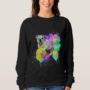 Sudadera Pug Colorido Con Esplotos De Paint Classic T-Shi