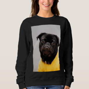 Sudadera Pug con una camiseta amarilla Classic T-Shirt 946