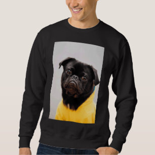 Sudadera Pug con una camiseta amarilla Classic T-Shirt 946
